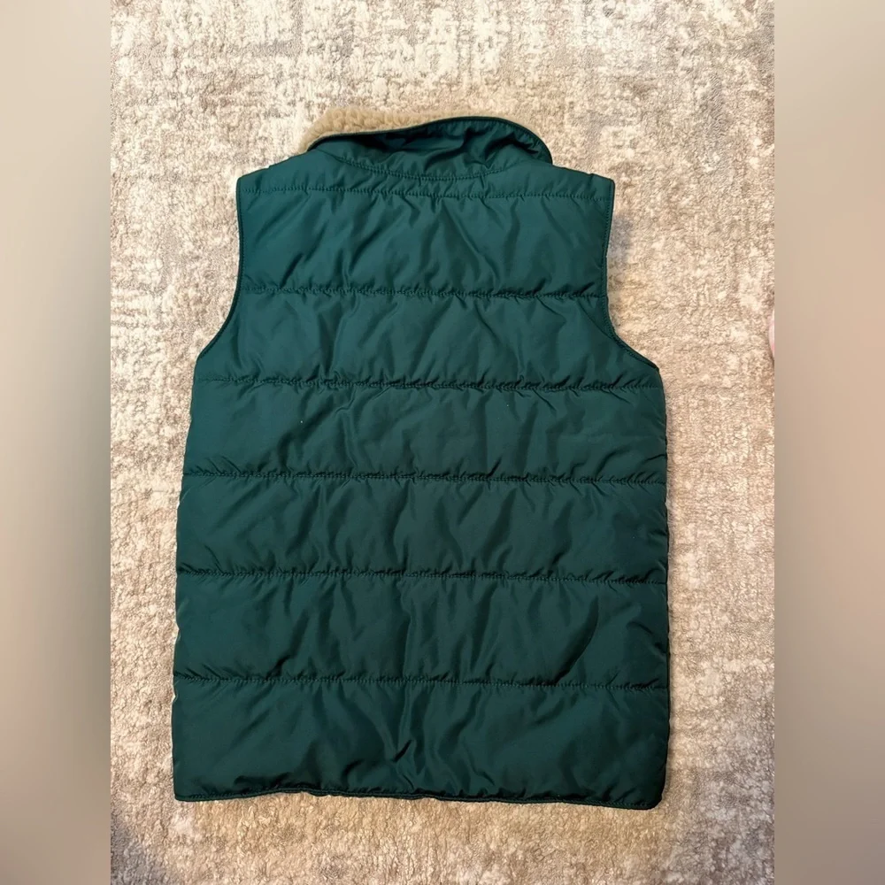 Carter's Teal Quilted Puffer Vest with Sherpa Collar size 7